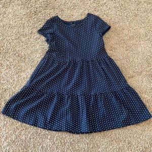 BabyGap (4 years old) Navy blue polkadot dress